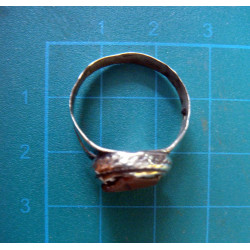 CORNELIAN STONE OLD RING_26