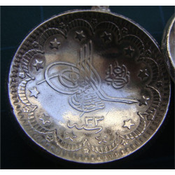 6 ea Ottoman Coins Fligree Tea Spoon_116