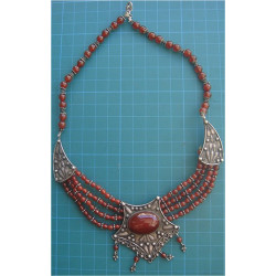 Carnelian Stone Necklace_143