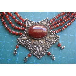 Carnelian Stone Necklace_143