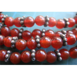 Carnelian Stone Necklace_143