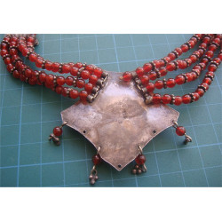 Carnelian Stone Necklace_143