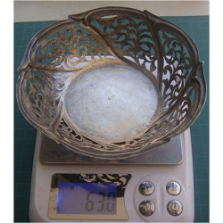 Kıl Testere İşçilikli Gümüş Şekerlik_41