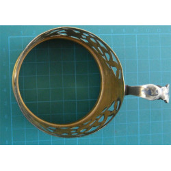 875 Damgalı Rus Savatlı Gümüş Cam Bardak Altlığı_185