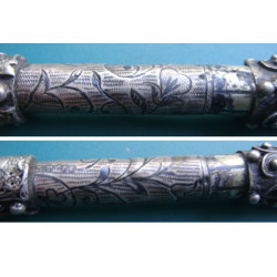 Osmanlı Dönemi Savatlı Gümüş Sigara Ağızlığı _59