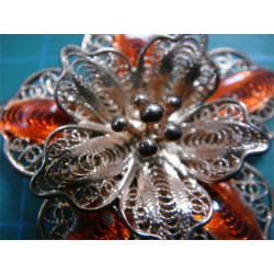 Fligree Flower Pendant_499