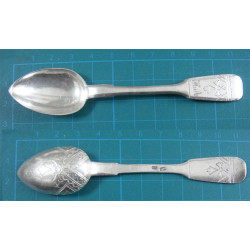 84K stamped Russian silver spoon object_195