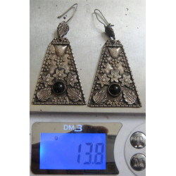 Siyah Taşlı Küpe_115