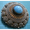 Turquoise Stone Hand Made Brooch_215