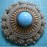 Turquoise Stone Hand Made Brooch_215