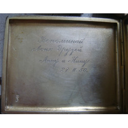 84 Damgalı Rus Gümüş Sigara Tabakası_45