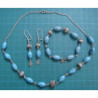 Turquoise Necklace, Earring and Bracelet_212