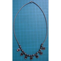 Garnet Stone Necklace_214