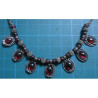 Garnet Stone Necklace_214