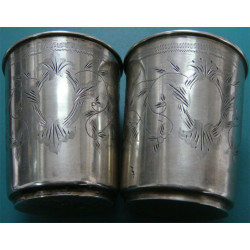 Osmanlı Tuğralı Bir Çift Bardak_236