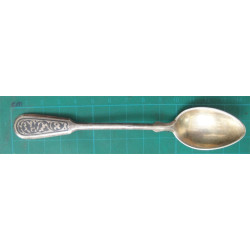 84 K Russian Silver Niello Spoon_40