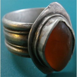 AGATE SILVER RING_55