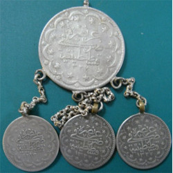 OTTOMAN 20 KRS and 5 Krs COIN pendant_106