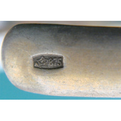 875 Damgalı Rus Savatlı Gümüş Bilezik _116