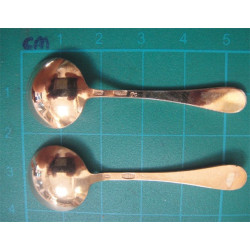 2 Adet Rus 875 Mineli Havyar Kaşığı_9