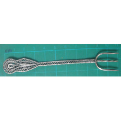 Ottoman Coin 6 ea Tea Spoon, Lemon Fork and Sugar Tongue_218