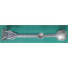 6 ea Ottoman Coin Tea Spoon, Lemon Fork and Sugar Tongue_220