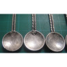 6 ea Ottoman Coin Tea Spoon, Lemon Fork and Sugar Tongue_220