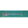 6 ea Ottoman Coin Tea Spoon, Lemon Fork and Sugar Tongue_220