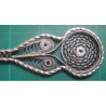 6 ea Ottoman Coin Tea Spoon, Lemon Fork and Sugar Tongue_220