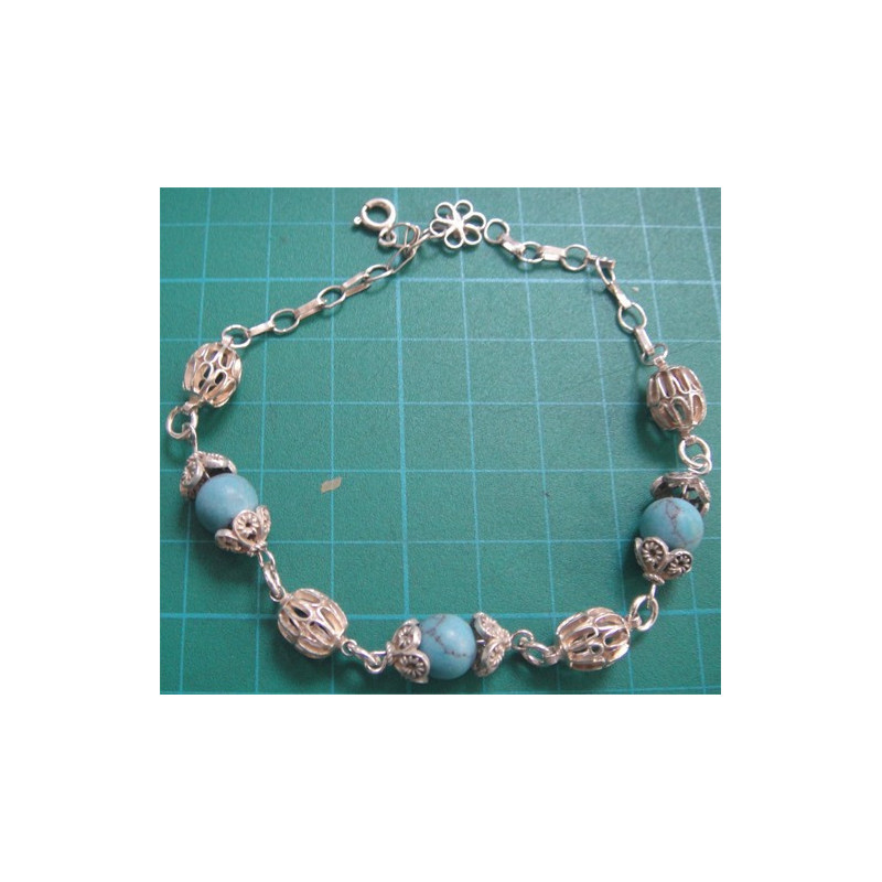 Turquoise Stone Bracelet_362