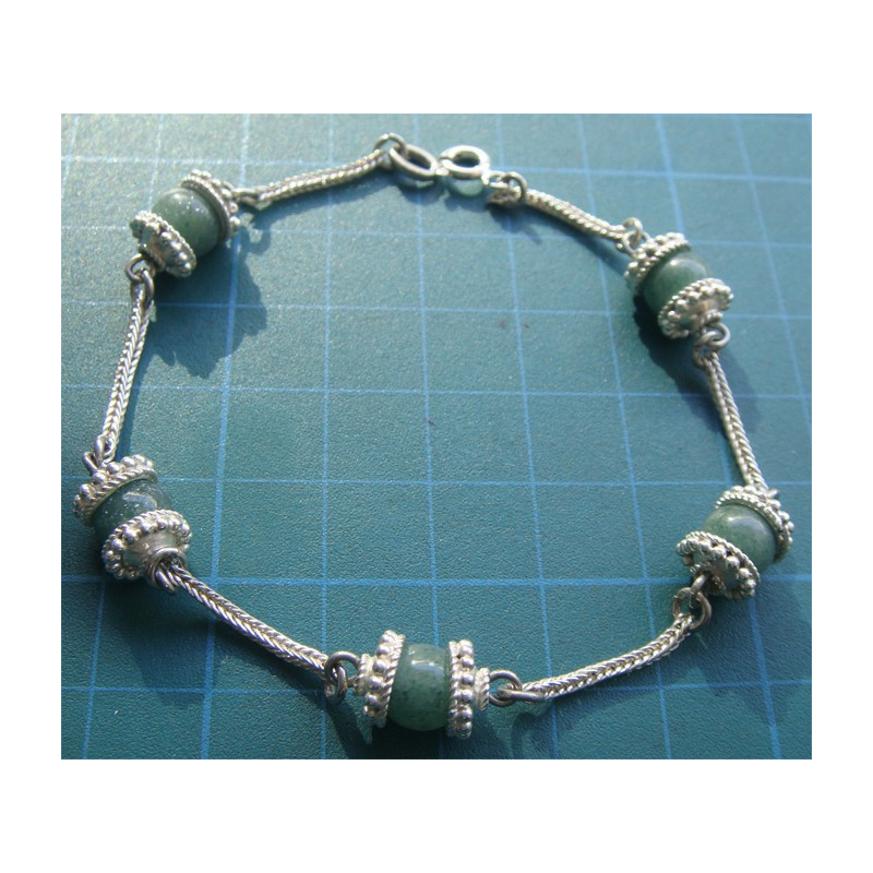 Green Stone Bracelet_406