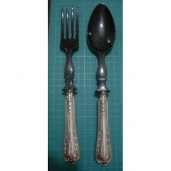 800 k silver spoon and fork set_277