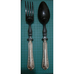 800 k silver spoon and fork set_277