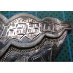 Russian Caucasian Silver Niello Belt_13