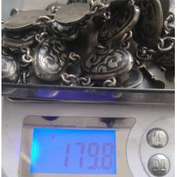 84 Hallmark Russian Silver Niello Belt_12