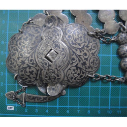 84 Hallmark Russian Silver Niello Belt_39