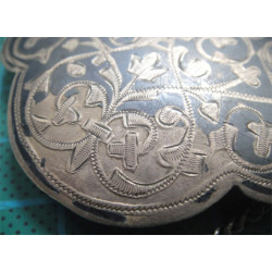 Russian 84 Silver Niello Belt Buckle_30