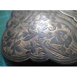 Silver Niello Belt Buckle_31