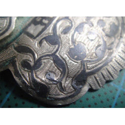 Russian Caucasus 84 Silver Niello Belt Buckle_46