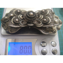 Fligree Silver Belt Buckle_49