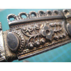 Russian 84 Marked Silver Niello Belt_56