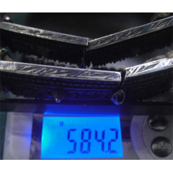 84 Hallmarked Russian Silver Niello Belt_6