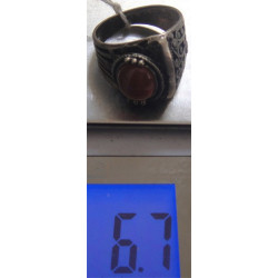 Cornelian Silver Ring_40