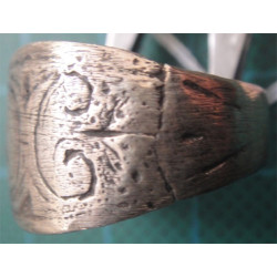 hand made niello SILVER RING_65