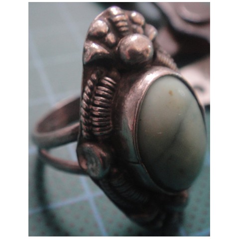 TURQUOISE STONE SILVER RING_8