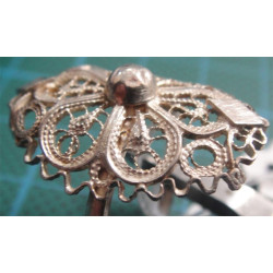 hand made SILVER FLIGREE RING_85