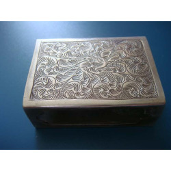 SILVER MATCHBOX CASE