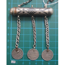 Osmanlı Paralı Savatlı Gümüş Cevşen Kabı_8