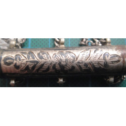 Osmanlı Paralı Savatlı Gümüş Cevşen Kabı_8