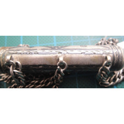 Osmanlı Paralı Savatlı Gümüş Cevşen Kabı_8